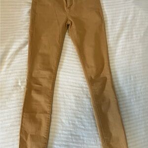 Skinny Jeans in Camel Brown/mustard - Women's Slim Fit